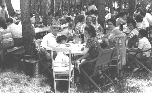 Encuentro de familias y asociados en una jornada social.