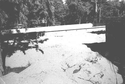 Vista histórica del espacio de piscina y recreación.