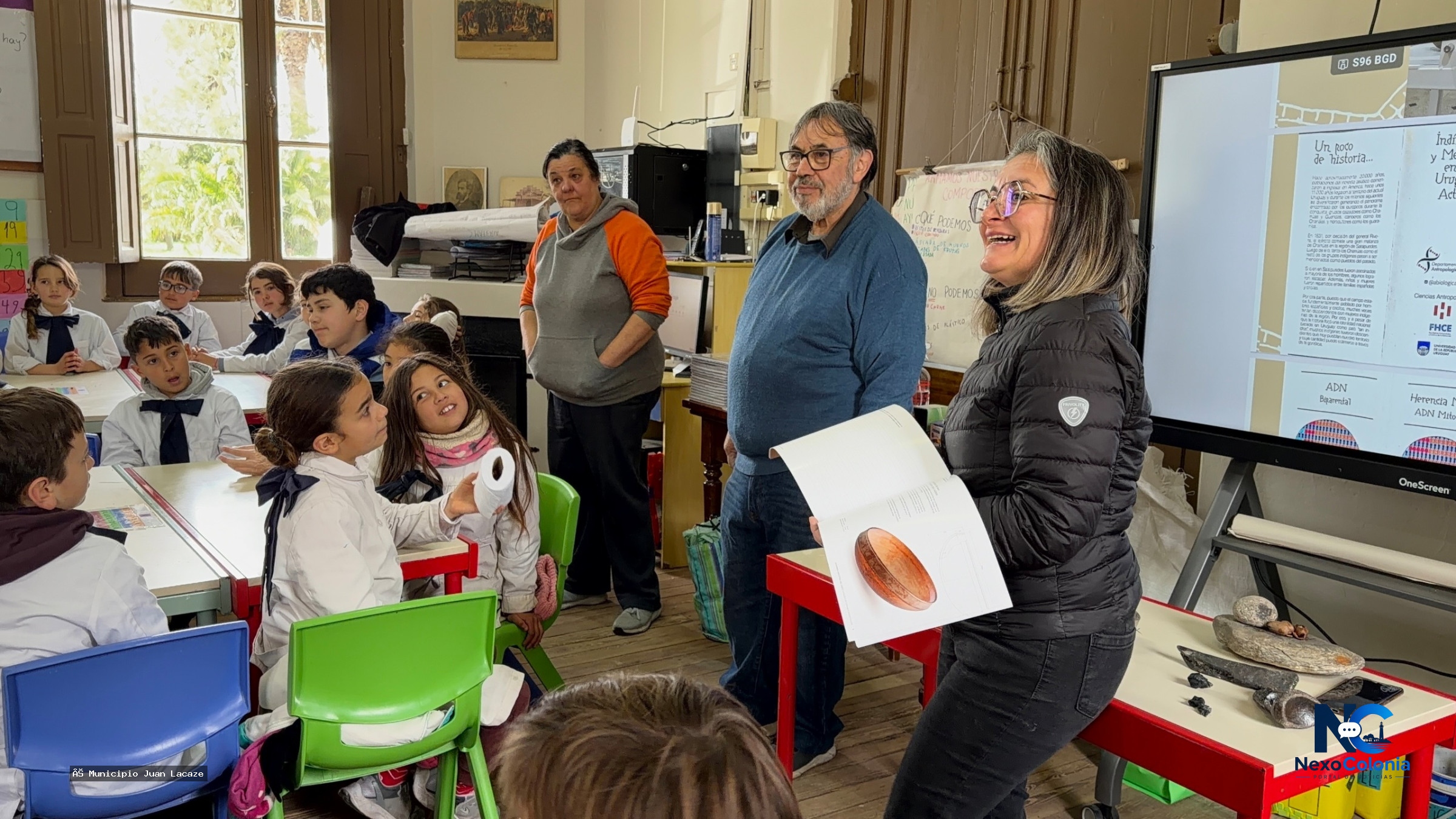 Museo Arqueológico Mora continúa acercando el patrimonio a las escuelas rurales. — fotografía 3 de 4