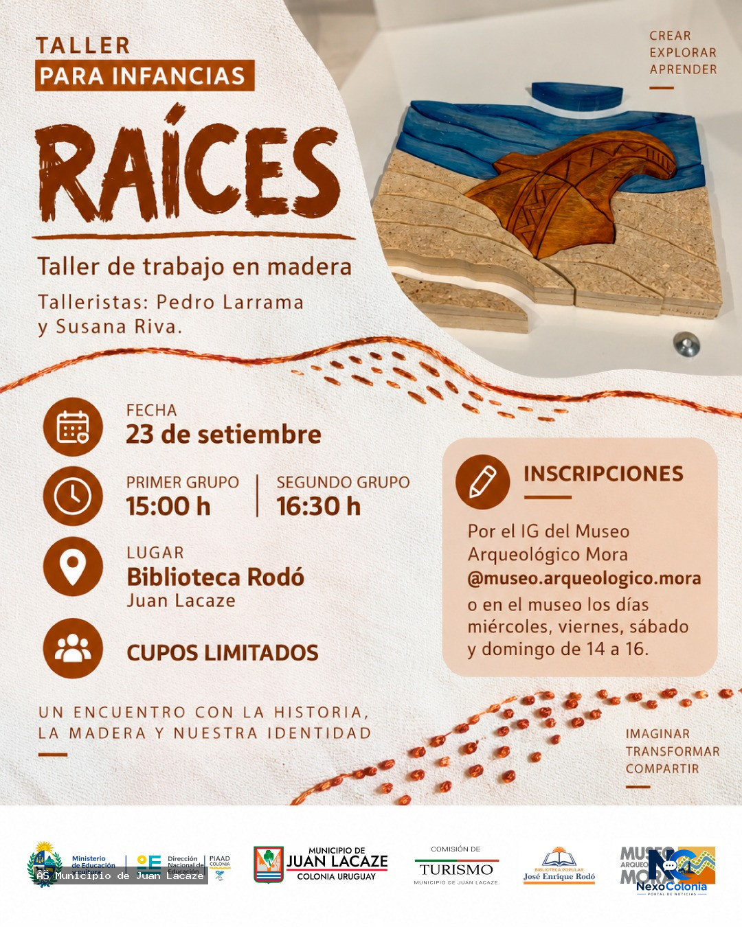 Taller para infancias “Raíces” una propuesta para crear, aprender y acercarse a nuestra historia
